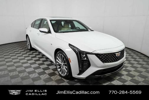 Summit White 2026 Cadillac CT5 Premium Luxury RWD