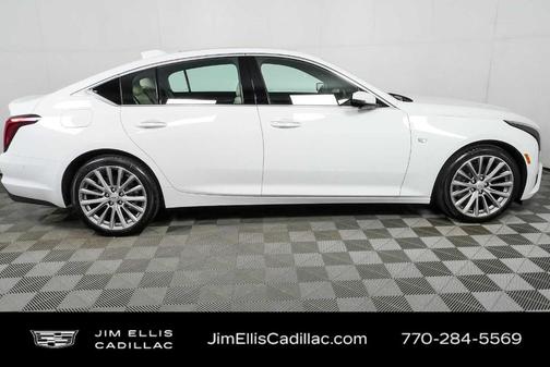 Summit White 2026 Cadillac CT5 Premium Luxury RWD