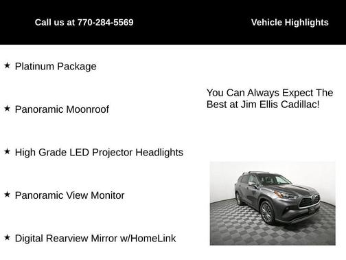 2021 Toyota Highlander Platinum