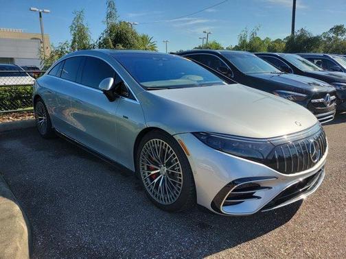 Cirrus Silver Metallic 2024 Mercedes-Benz AMG EQS Base