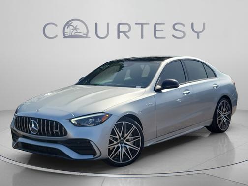 Cirrus Silver Metallic 2023 Mercedes-Benz AMG C 43