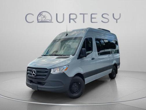Silver Gray 2026 Mercedes-Benz Sprinter 2500 144 WB Standard Roof Passenger