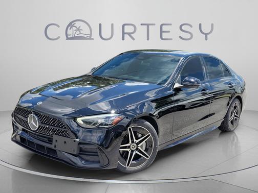 Black 2024 Mercedes-Benz C-Class