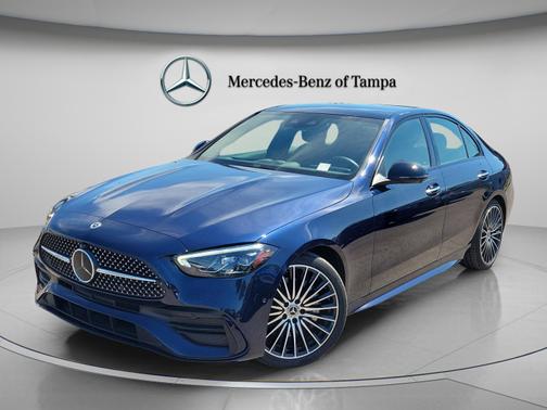 Lunar Blue Metallic 2023 Mercedes-Benz C-Class