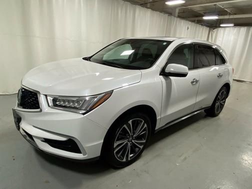 Platinum White Pearl 2020 Acura MDX Technology