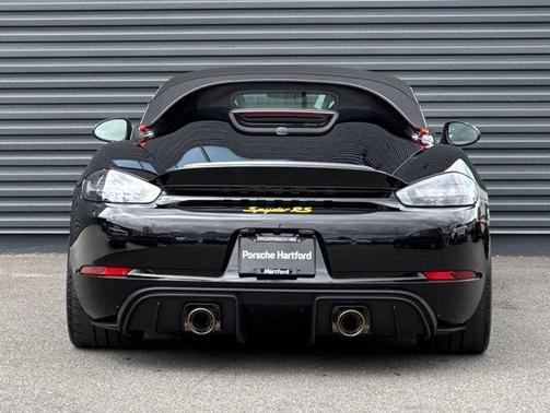 Black 2025 Porsche 718 Spyder RS