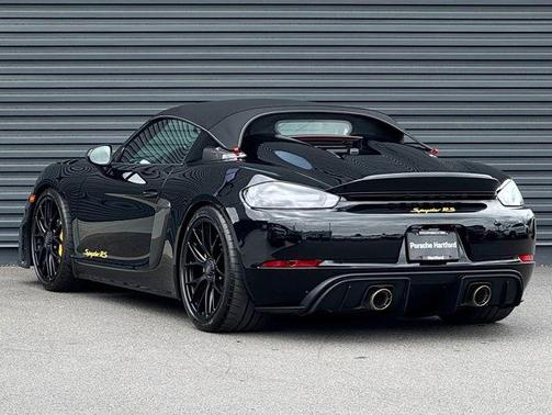 Black 2025 Porsche 718 Spyder RS