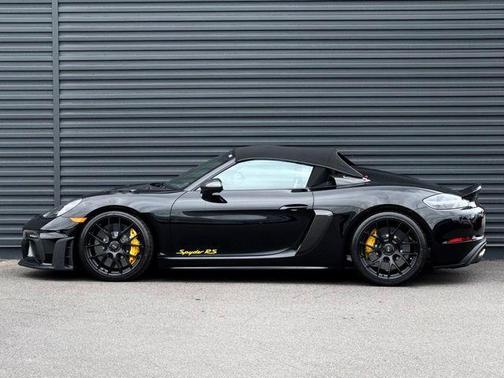 Black 2025 Porsche 718 Spyder RS