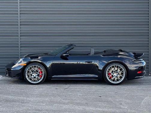 Jet Black Metallic 2026 Porsche 911 Carrera 4S Cabriolet
