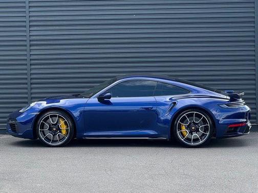 Gentian Blue Metallic 2025 Porsche 911 Turbo S