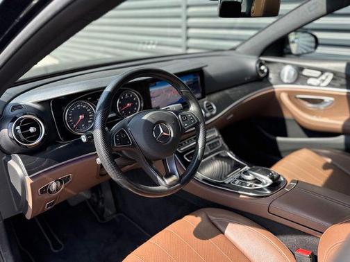 Black 2017 Mercedes-Benz E-Class 4MATIC