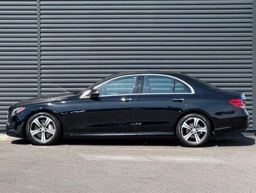 Black 2017 Mercedes-Benz E-Class 4MATIC