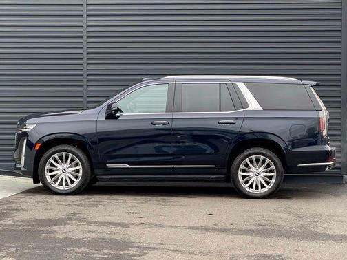 Dark Moon Blue Metallic 2021 Cadillac Escalade Premium Luxury