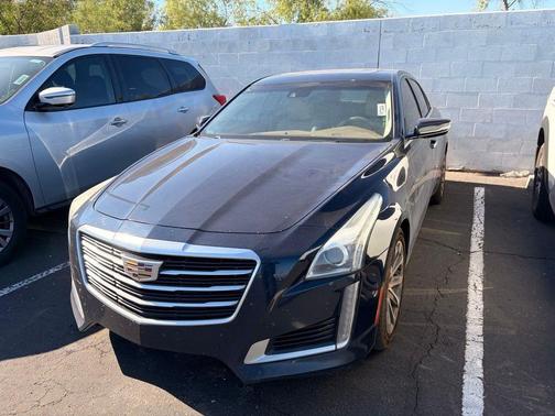 Dark Adriatic Blue Metallic 2016 Cadillac CTS 2.0L Turbo Luxury
