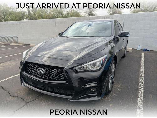 Midnight Black 2023 INFINITI Q50 3.0t SENSORY
