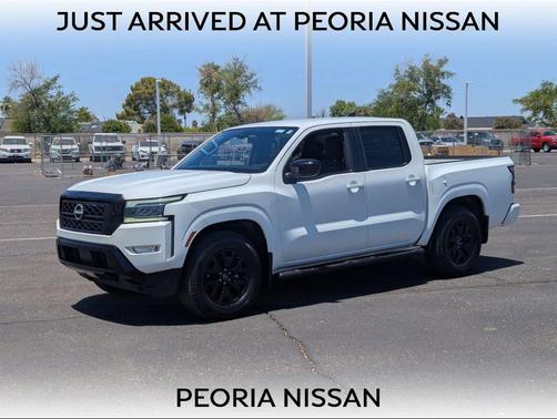 Glacier White 2023 Nissan Frontier SV