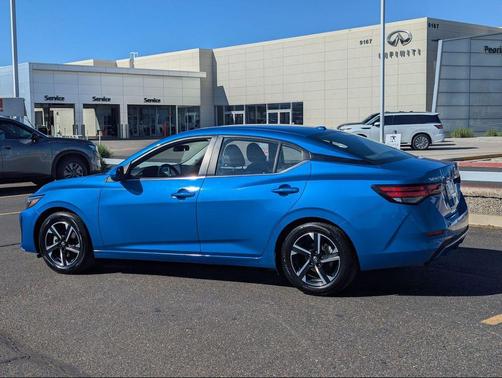 Electric Blue Metallic 2025 Nissan Sentra SV