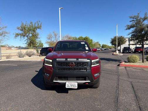 Cardinal Red Metallic Tricoat 2025 Nissan Frontier PRO-X