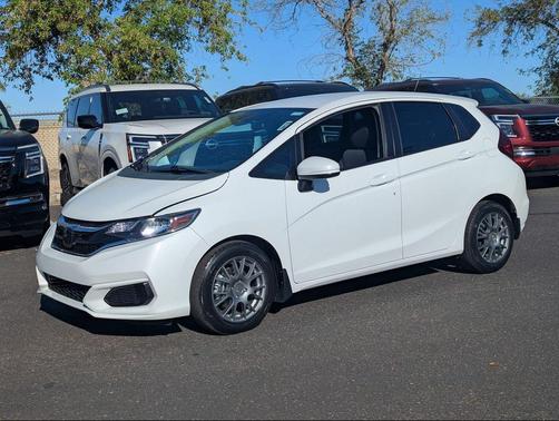 White Orchid Pearl 2018 Honda Fit LX