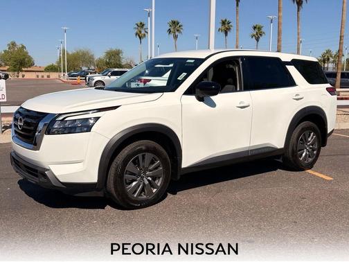 Glacier White 2024 Nissan Pathfinder S 4WD