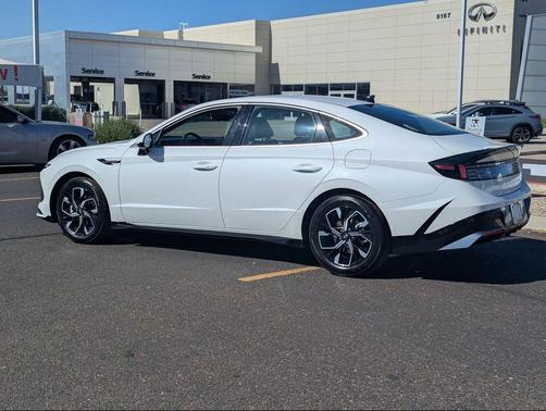 Serenity White 2025 Hyundai SONATA SEL