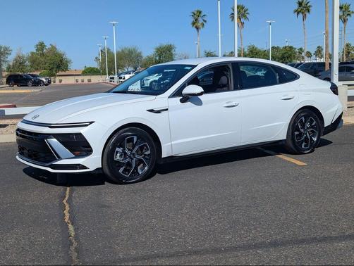 Serenity White 2025 Hyundai SONATA SEL