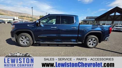 Pacific Blue Metallic 2020 GMC Sierra 1500 SLT