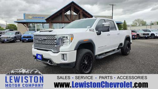White Frost Tricoat 2021 GMC Sierra 2500 Denali