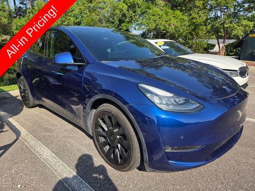 Deep Blue Metallic 2021 Tesla Model Y Long Range Dual Motor All-Wheel Drive