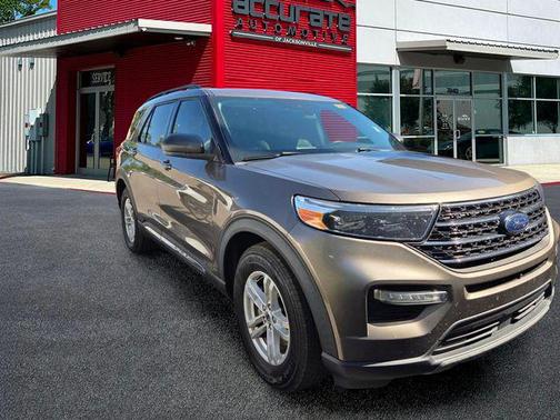 Stone Gray Metallic 2021 Ford Explorer XLT