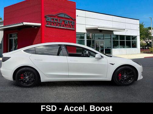 Pearl White Multi-Coat 2019 Tesla Model 3 Long Range