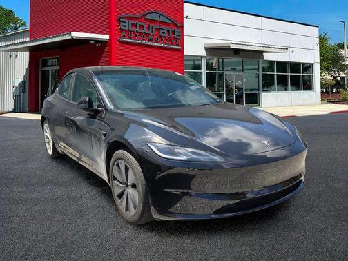 Pearl White Multi-Coat 2025 Tesla Model 3 Long Range