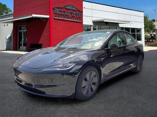 Pearl White Multi-Coat 2025 Tesla Model 3 Long Range