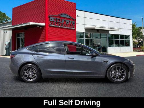 Gray 2021 Tesla Model 3 Long Range