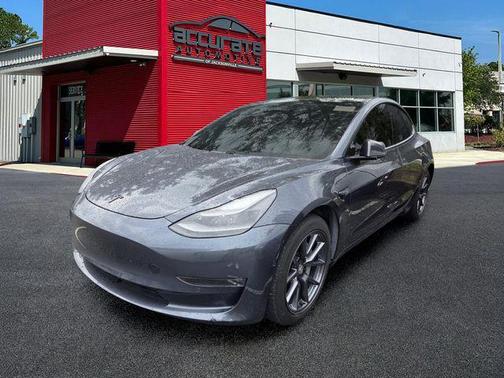 Gray 2021 Tesla Model 3 Long Range