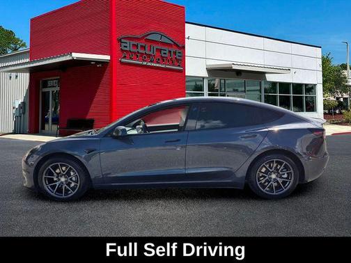 Gray 2021 Tesla Model 3 Long Range