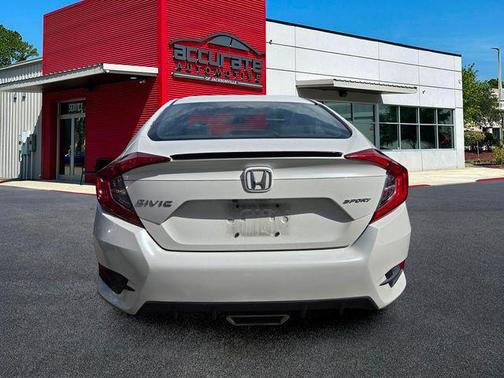 Platinum White Pearl 2020 Honda Civic Sport