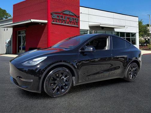 Solid Black 2021 Tesla Model Y Long Range Dual Motor All-Wheel Drive