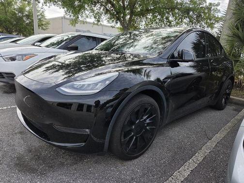 Solid Black 2021 Tesla Model Y Long Range Dual Motor All-Wheel Drive