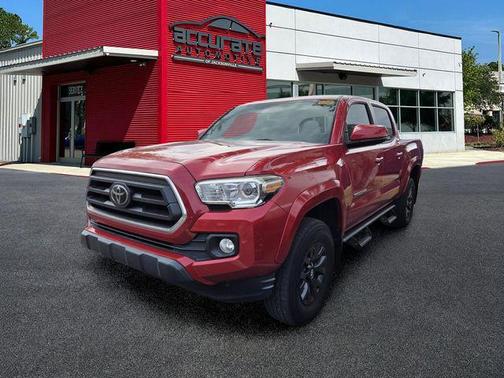 Barcelona Red Metallic 2021 Toyota Tacoma SR5
