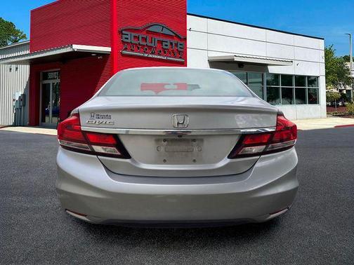 Alabaster Silver Metallic 2015 Honda Civic LX