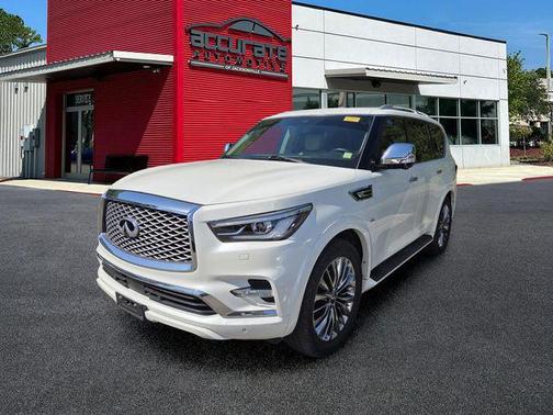 Moonstone White 2018 INFINITI QX80 Base