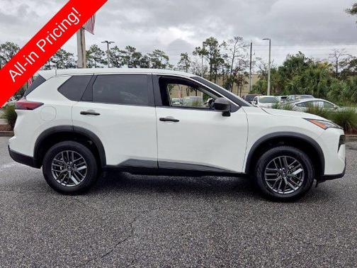 Glacier White 2024 Nissan Rogue S