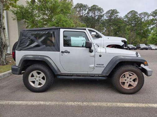 Bright Silver Metallic Clearcoat 2012 Jeep Wrangler Sport