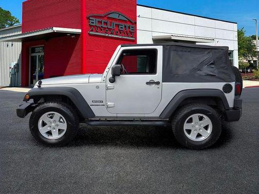 Bright Silver Metallic Clearcoat 2012 Jeep Wrangler Sport