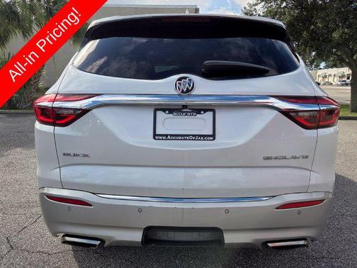 White Frost Tricoat 2018 Buick Enclave Essence