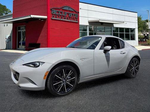 Aero Gray 2024 Mazda MX-5 Miata RF Grand Touring