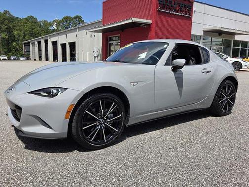 Aero Gray 2024 Mazda MX-5 Miata RF Grand Touring