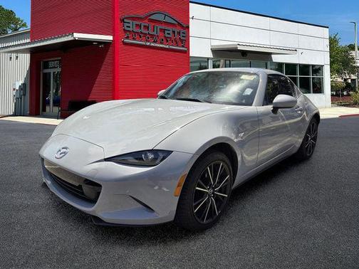 Aero Gray 2024 Mazda MX-5 Miata RF Grand Touring