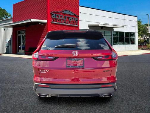 Radiant Red Metallic 2025 Honda CR-V Hybrid Sport FWD